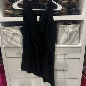 White House Black Market Elegant Black Top